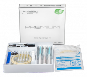 Amazing White PREMIUM PURE Teeth Whitening Kit 0% - набор для клинического отбеливания